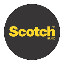 Scotch Brand logo on a black background